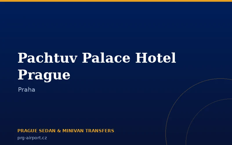 Pachtuv Palace Hotel Prague