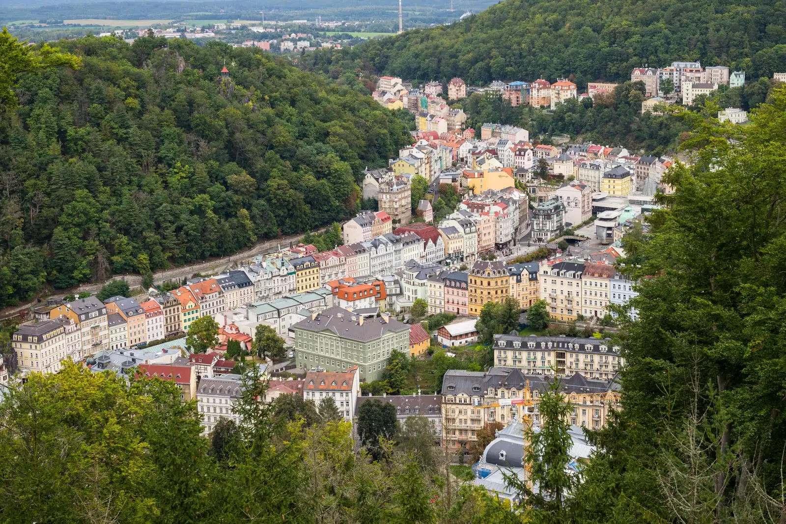 Karlovy Vary — cíl transferu z letiště Praha