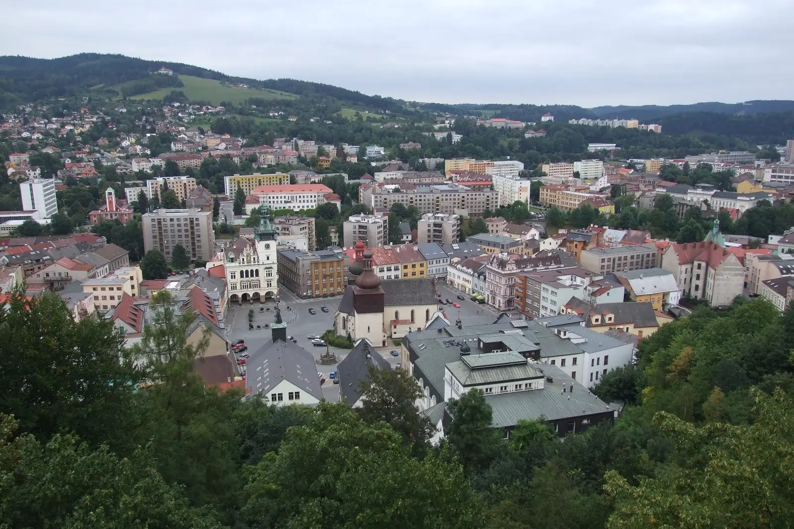 Náchod — cíl transferu z letiště Praha