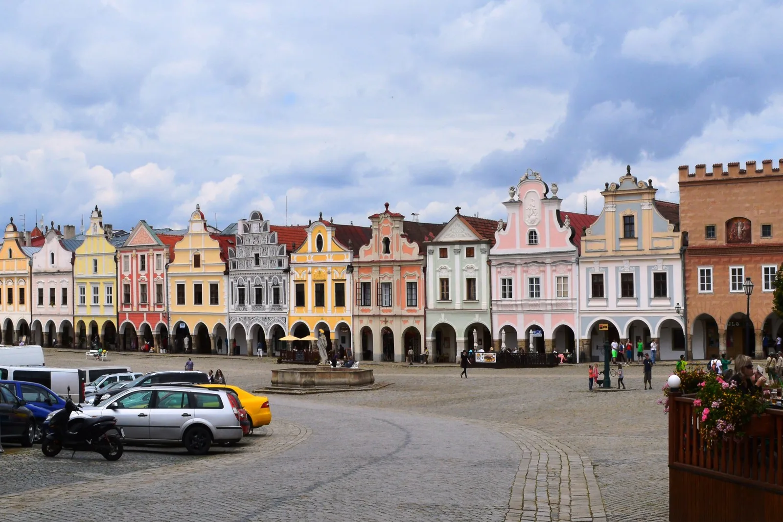 Telč — cíl transferu z letiště Praha
