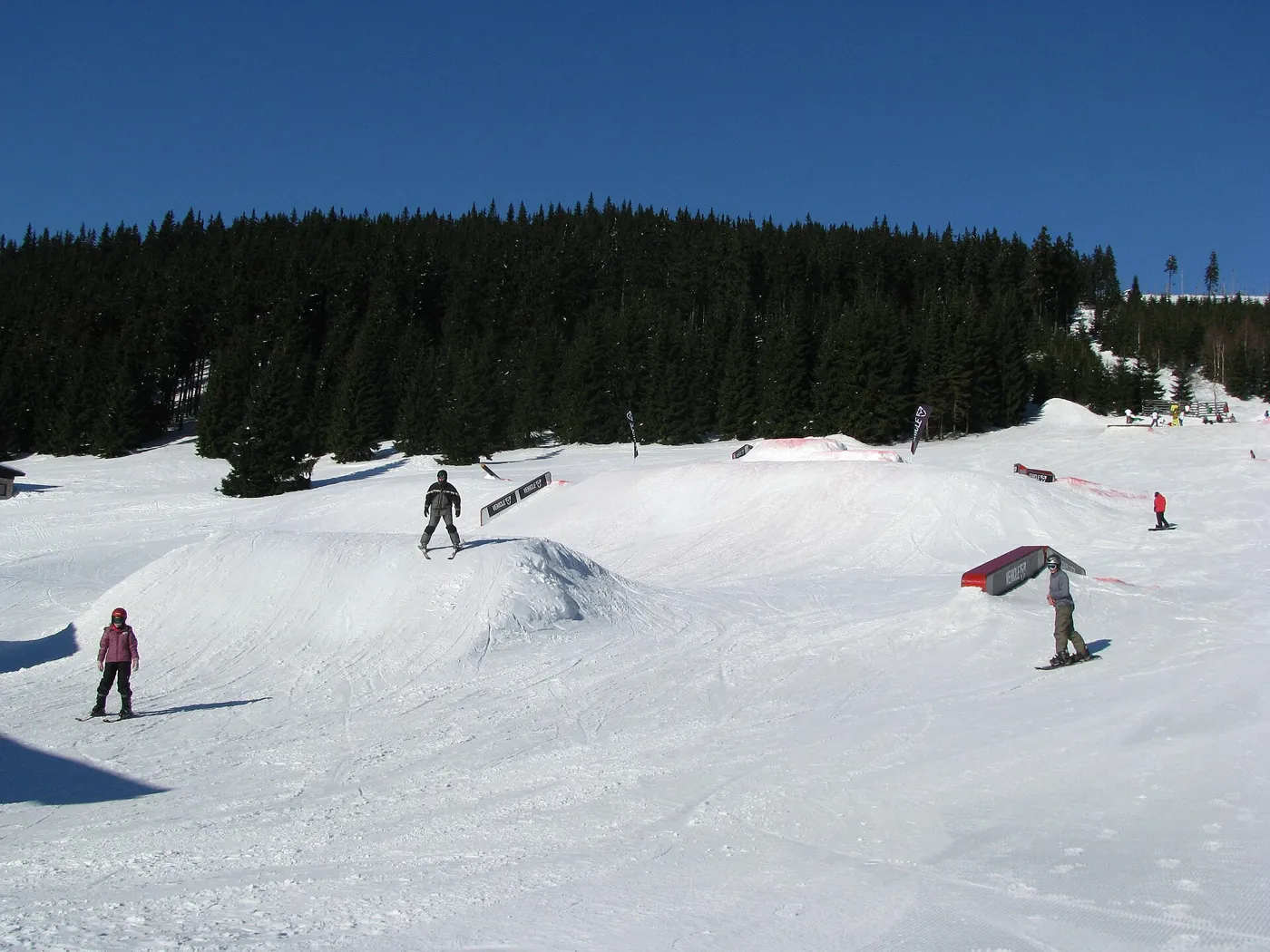 Snowpark ve Špindlerově Mlýně